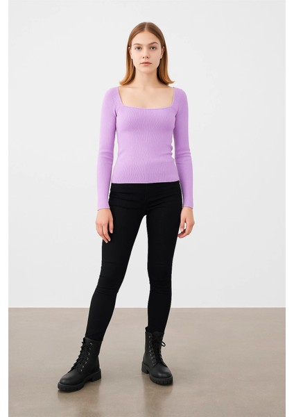 Dar Paça Yüksek Bel Kadın Jean Slim Fit Kot Pantolon – Esnek Denim, Şık Siluet, Günlük ve Ofis Kullanımı Için Mavi - Siyah Renk indirimleri