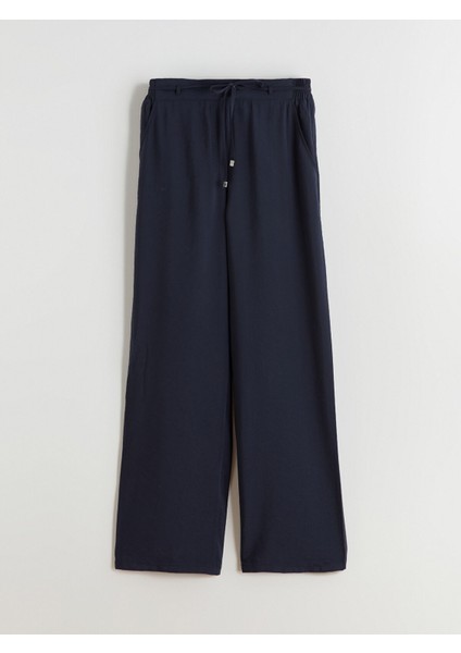 Yeni Sezon Beli Lastikli Geniş Paça Kadın Pantolon indirimleri