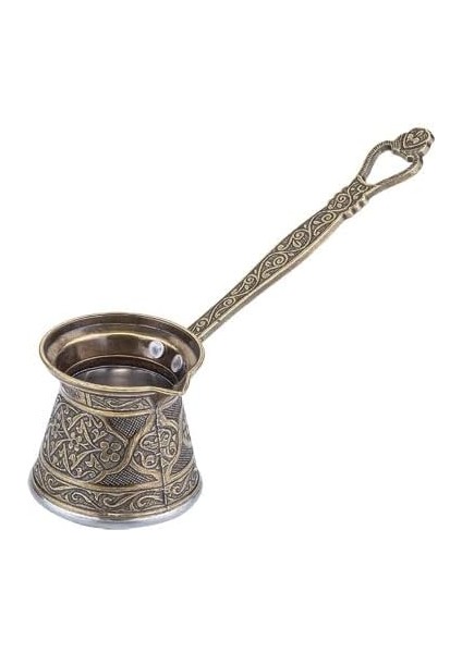 4 Döküm Kahve Cezvesi 3-4 Kişilik Yeşil Renk