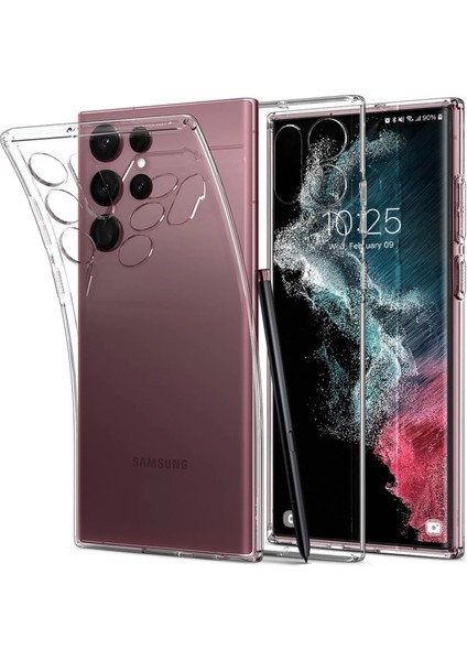 Samsung Galaxy S22 Ultra Kılıf Lüx Şeffaf Silikon