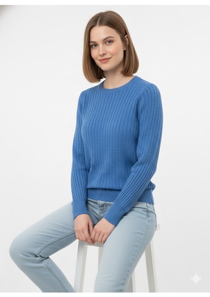 Kadın Saç Örgü Kazak 5608 fırsatları