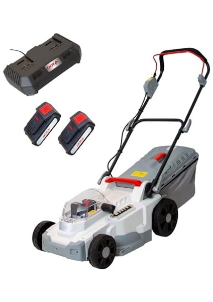 77010300 Icm 2/2037/SF8A110JW, Akülü Çim Biçme Makinesi, 40V, 2.0 Ah, 37 Cm, Iş Genişliği, 40 Dk. Çalişma Süresi, Toplama Sepeti Hacmi 40 Lt fiyatları