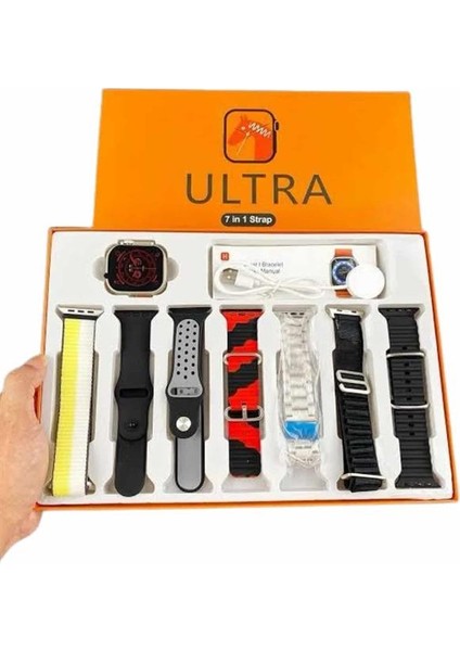 7 Kordonlu Akıllı Saat Plastik Kordon Hasır Kordon Çelik Kordon - ?79?15E5-2G7779 indirimleri