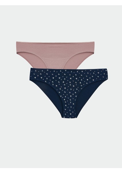 Yeni Sezon Baskılı Bikini Külot 2'li