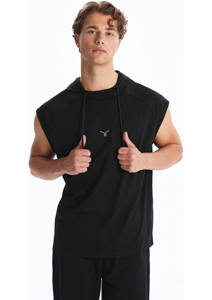 Yeni Sezon Kapüşonlu Erkek Kolsuz Tişört