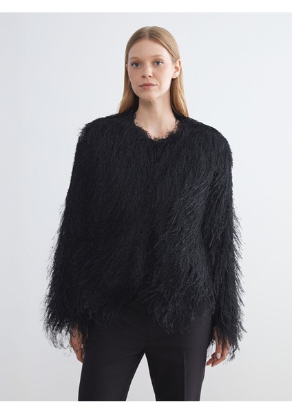 Yeni Sezon Bisiklet Yaka Püsküllü Ceket