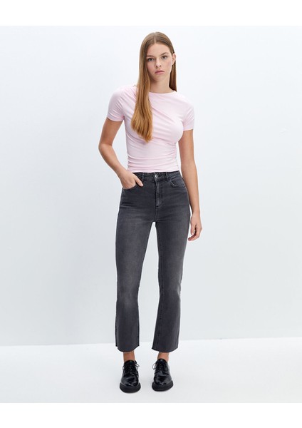 Yeni Sezon Bisiklet Yaka Kadın Tişört fiyatları