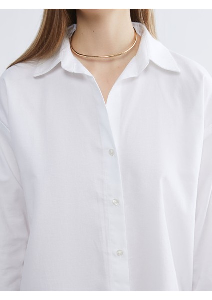 Yeni Sezon Oversize Oxford Kadın Gömlek modelleri