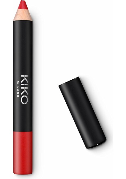 Kiko Milano Dudak Parlatıcısı - Smart Fusion Matte Lip Crayon - 05 Strawberry Red