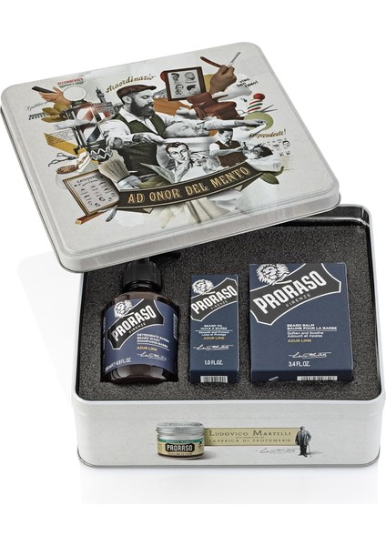 Proraso Beard Kit Azur Lime Sakal Bakım Kiti