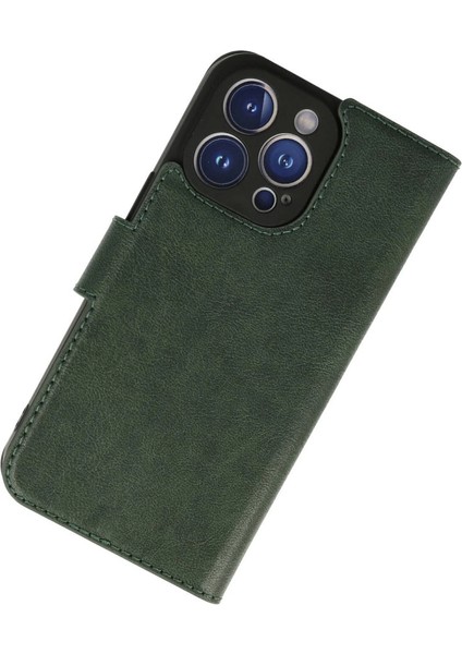 Iphone 13 Pro Max Kılıf Trend S Plus Kapaklı Kılıf - Yeşil fiyatları