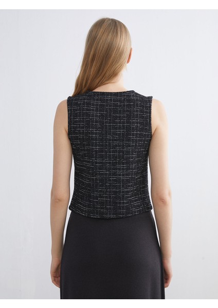 Yeni Sezon V Yaka Ekose Kadın Yelek fırsatları