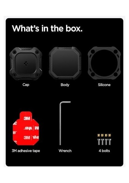 Airtag 2 / Airtag Kılıf Tough Armor Ip Için Tasarlandı - ACS09781 modelleri