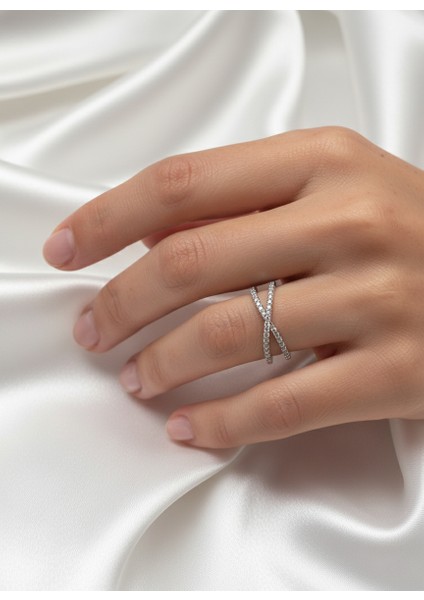 Çelik Lia Silver Yüzük