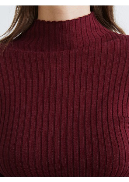 Yeni Sezon Yarım Balıkçı Yaka Kadın Triko Kazak modelleri