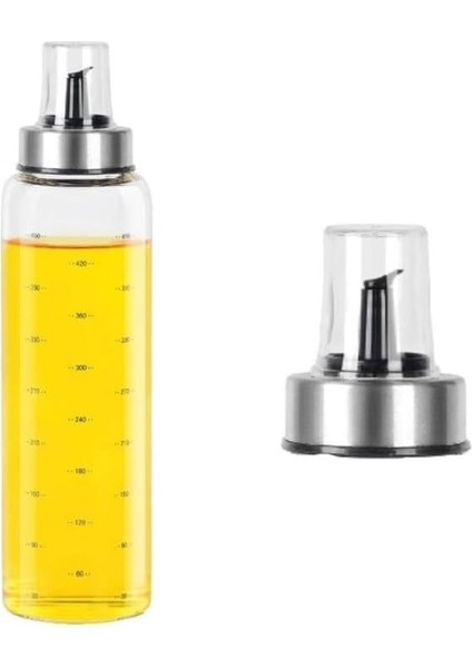 Olivia 500 ml Borosilikatlı Akıtmaz Cam Yağlık