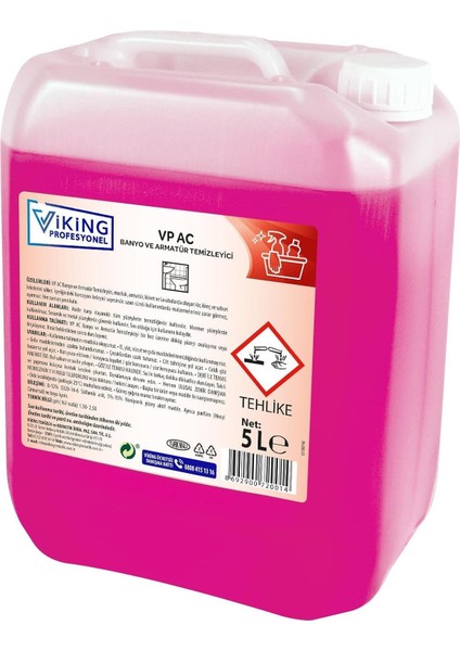 Viking Vp Ac Banyo ve Armatür Temizleyici 5 L