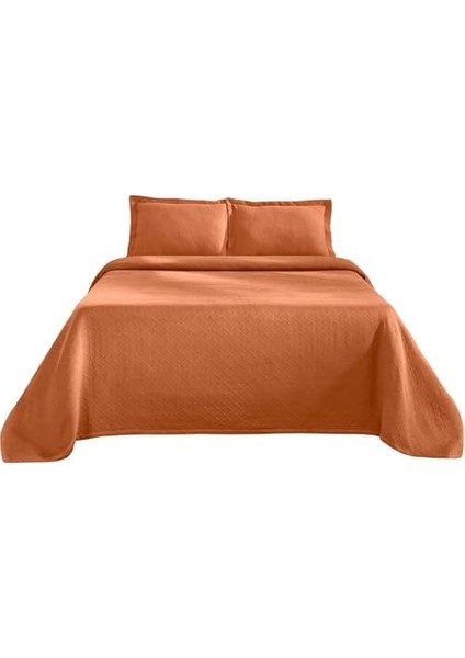 MATELASSE%100 Pamuk Sepet Dokuma 3 Parça Yatak Örtüsü Seti -, Mandarin modelleri