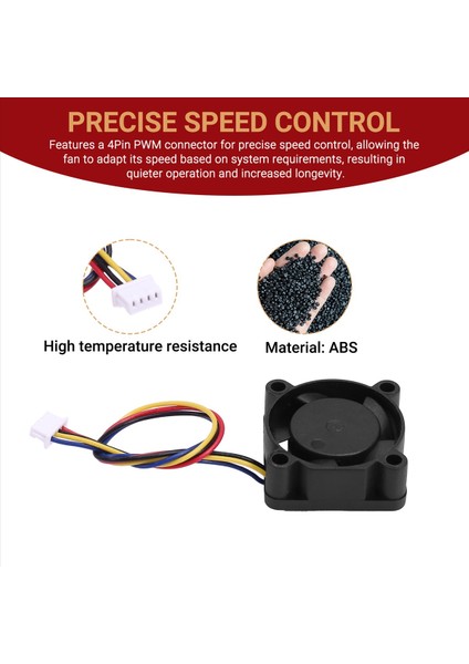 2510 Dc 5V 4pin Pwm Fonksiyonu Çift Bilyalı Rulman Sıcak Uç Soğutma Fanı X1C Için (Yurt Dışından) indirimleri