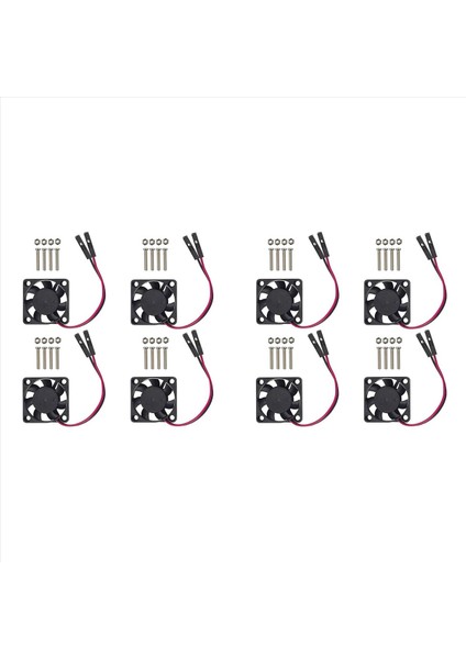 8pcs Fırçasız Cpu Soğutma Fanı Soğutma Soğutucu Radyatörü Ahududu Pi4 Pi3 B+ Pi 3 Pi 2 Pi 1 B+ (Yurt Dışından)