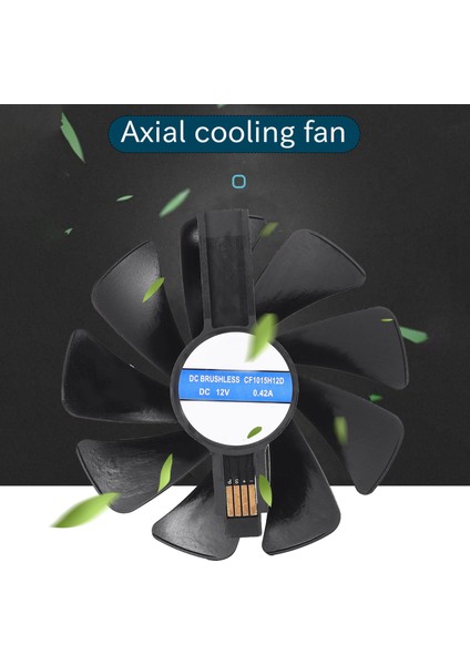 95MM CF1015H12D DC12V Video Kartı Soğutucu Soğutma Fanı Safir Nıtro RX480 8g Rx 470 4g Gddr5 RX570 4g / 8g D5 RX580 8g (Yurt Dışından) indirimleri