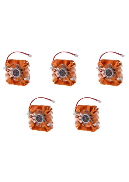 5x Pc Bilgisayar Dizüstü Bilgisayar Cpu VGA Video Kartı 55MM Soğutucu Soğutma Fanı Ispinsin (Yurt Dışından)