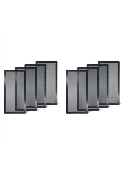 Bilgisayar Soğutucu Fanı Manyetik Çerçeve Toz Filtresi Için 120X240MM Toz Filtresi Toz Geçirmez Pvc Kapak Bilgisayar Fan Izgaraları 8 Paket (Yurt Dışından)