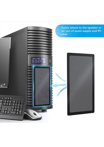 Bilgisayar Soğutucu Fanı Manyetik Çerçeve Toz Filtresi Için 120X240MM Toz Filtresi Toz Geçirmez Pvc Kapak Bilgisayar Fan Izgaraları 8 Paket (Yurt Dışından) modelleri