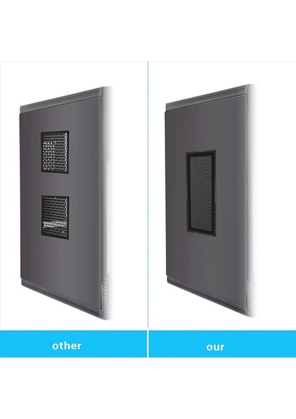 Bilgisayar Soğutucu Fanı Manyetik Çerçeve Toz Filtresi Için 120X240MM Toz Filtresi Toz Geçirmez Pvc Kapak Bilgisayar Fan Izgaraları 8 Paket (Yurt Dışından) fırsatları