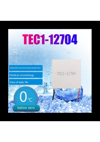 6x TEC1-12704 Termoelektrik Soğutucu Peltier 30MMX30MM Tec1 12704 Element Modülü 12V4A Soğutma Peltier (Yurt Dışından) fiyatları
