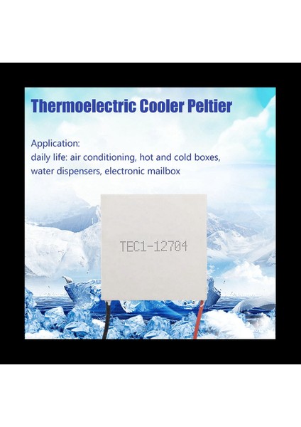 6x TEC1-12704 Termoelektrik Soğutucu Peltier 30MMX30MM Tec1 12704 Element Modülü 12V4A Soğutma Peltier (Yurt Dışından) fırsatları