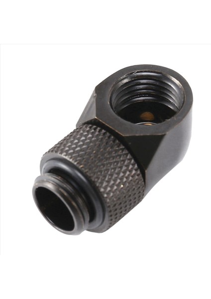 10X 12 9mm G1/4 Iplik 90 Derece Döner Tüp Konektör Pc Su Soğutma Siyahı (Yurt Dışından) fırsatları