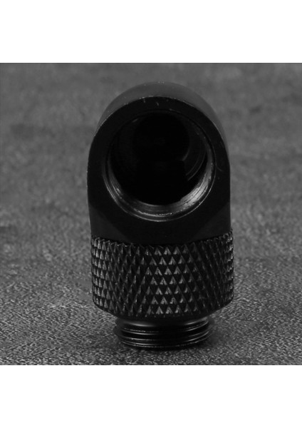 10X 12 9mm G1/4 Iplik 90 Derece Döner Tüp Konektör Pc Su Soğutma Siyahı (Yurt Dışından) indirimleri