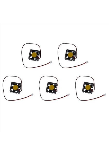 5x 30MM x 30MM x 10MM 2pin Dc 12V Kollu 6000RPM Soğutma Fanı (Yurt Dışından)