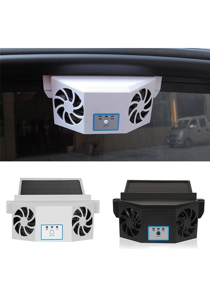 Araba Egzoz Fan Fanı Araba Soğutma Hava Sirkülasyonu Araba Havalandırma Fan Araba Aksesuarları Siyah (Yurt Dışından) fiyatları