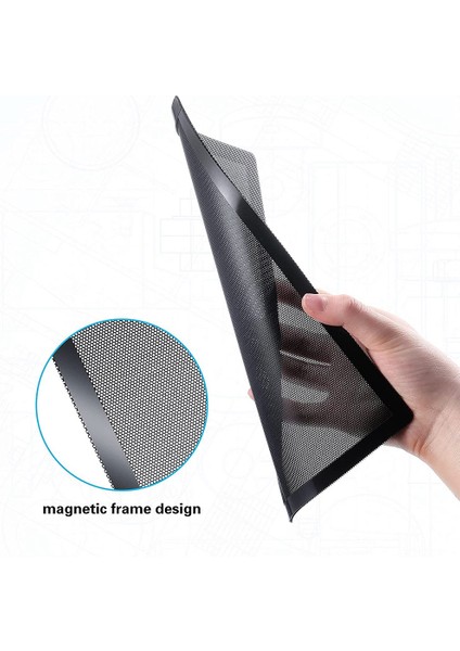 Bilgisayar Soğutucu Fanı Manyetik Çerçeve Toz Filtresi Için 120X240MM Toz Filtresi Toz Geçirmez Pvc Kapak Bilgisayar Fan Izgaraları 4 Paket (Yurt Dışından) fırsatları