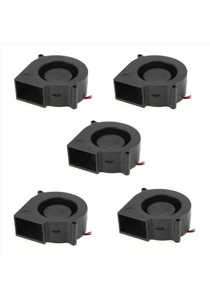 5 Adet 75 mm x 30 mm 2 Pin Dc 12 V Fırçasız Fan Bilgisayar Bilgisayar Soğutma Fanı (Yurt Dışından)