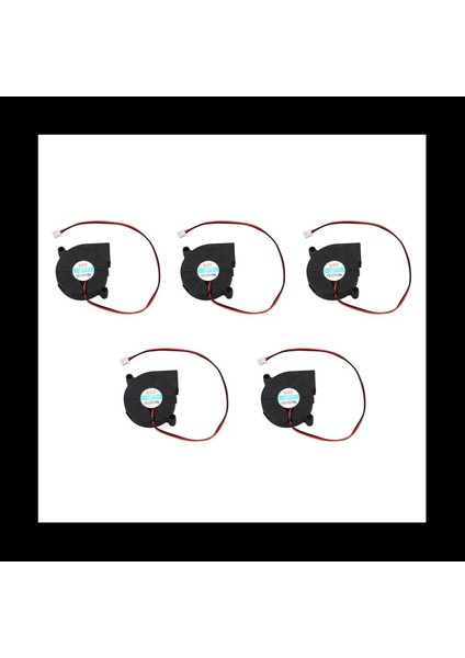 5 Pcs 50MMX15MM 3500RPM Fırçasız Dc Soğutma Üfleyici Fanı 12V 0 16A (Yurt Dışından)