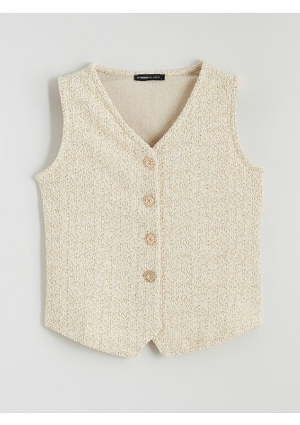 Yeni Sezon V Yaka Ekose Kadın Yelek indirimleri