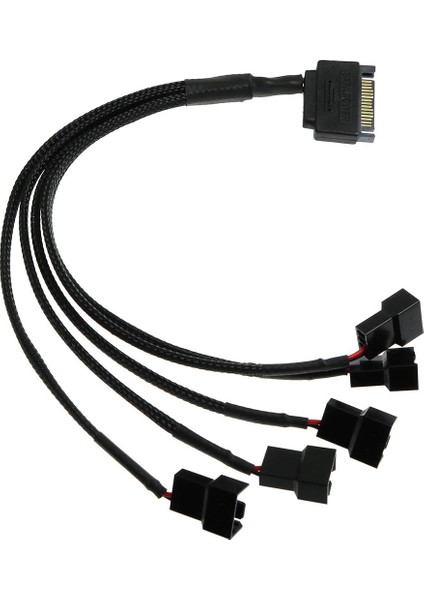 15 Pimli Sata Ila 5 Fan Adaptör Kablosu Sata-3 Pin/4 Pin Pmw Pc Kasası Fan Fan Güç Kablosu Soğutma Fan Yaşım Kablosu (Yurt Dışından) fiyatları