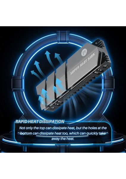 Jeyi M 2 SSD Nvme Ngff Isı Lavabosu Alüminyum Soğutucu M2 2280 SSD Sabit Disk Masaüstü Pc Için Termal Ped ile (Yurt Dışından) indirimleri