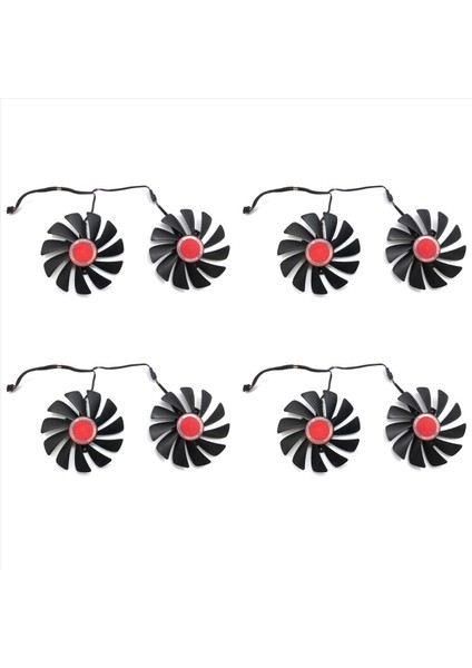 Xfx 8pcs 95MM FDC10U12S9-C CF1010U12S Xfx Amd Radeon Rx 580 590 RX580 RX590 Görüntü Kartı Soğutma Fanı (Yurt Dışından)