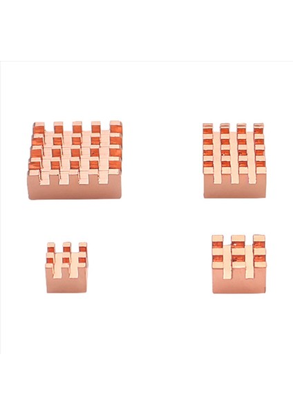 6set Isı Lavabo Metal Bakır Ispiniz Pasif Soğutma Padi Ahududu Pi 4 Model B Için Isı Yayılma Radyatörü (Yurt Dışından) modelleri