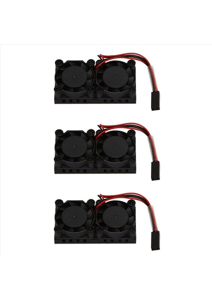 Raspberry Pi 4 Için 3x 4 Model B Isı Lavabolu Çift Fan Nihai Çift Soğutma Fanları Raspberry Pi 4b/3b+ Için Soğutucu (Yurt Dışından) fırsatları