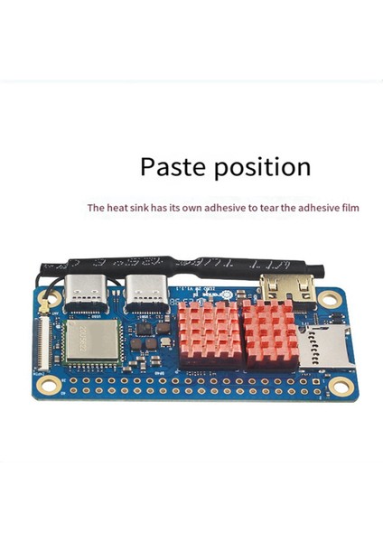 Orangepi Orange Pi Zero Için 2x 2W Saf Bakır Isı Lavabosu Orangepi Cpu Anakart Soğutma Çok Fonksiyonlu Isı Lavaboları (Yurt Dışından) indirimleri