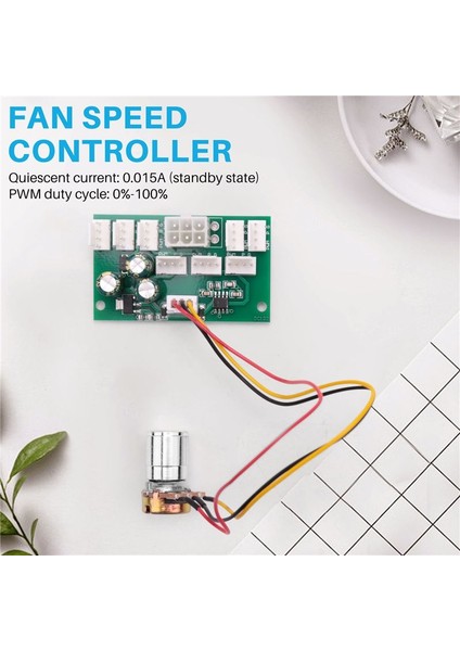 Bilgisayar Kılıf Madencisi Fan Hız Denetleyicisi 8 Kanallı Fan Hub Pwm Yüksek Güçlü Şiddet Fan Denetleyicisi Fan Hız Valisi (Yurt Dışından)