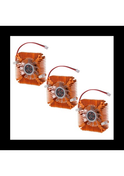 3x Pc Bilgisayar Dizüstü Bilgisayar Cpu VGA Video Kartı 55MM Soğutucu Soğutma Fanı Ispinsin (Yurt Dışından)