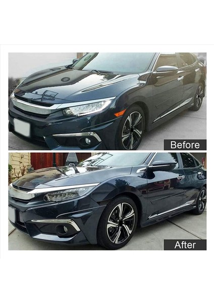 Araba Yan Işaretçi Lambalar Ön Yan Işaretçi Işık Kiti Honda Civic Için Sinyal Işığı 10. 2016-UP (Yurt Dışından)