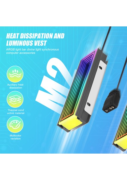 5V Argb Senkronizasyon Bilgisayar 2280 SSD M2 Radyatör Pc Rgb M 2 Nvme Soğutma (Yurt Dışından) fırsatları