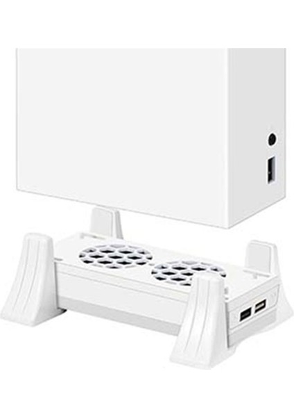 Xbox Serisi S Serisi Konsolu 3 Dişli Ayar Tutucu Için Çift Soğutma Fanları ile Dikey Stand Renk Işığı (Yurt Dışından) fiyatları